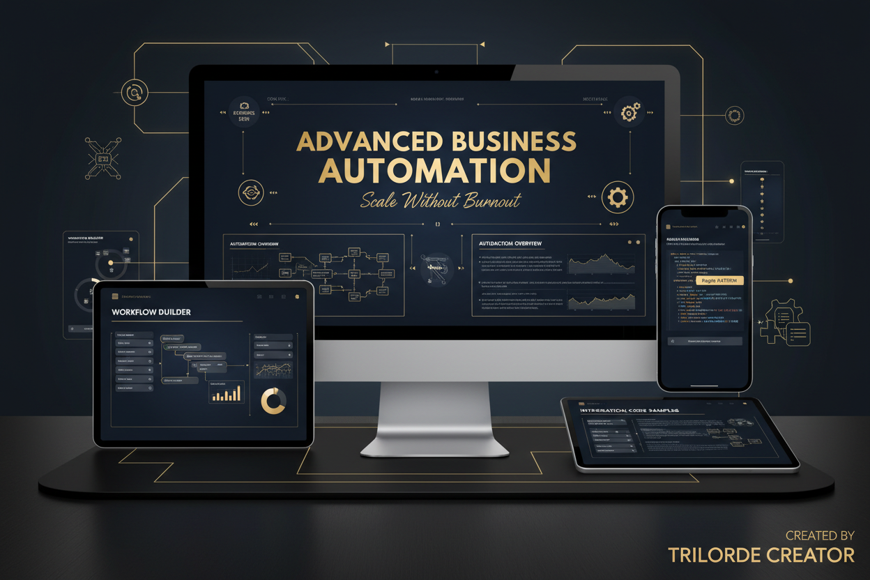 Advanced Business Automation Course by Trilorde Creator