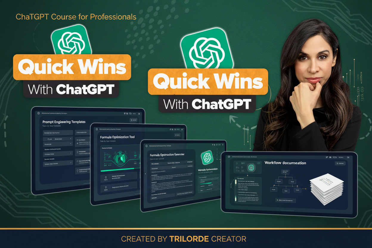 ChatGPT Course for Professionals - Quick Wins with ChatGPT by Trilorde Creator