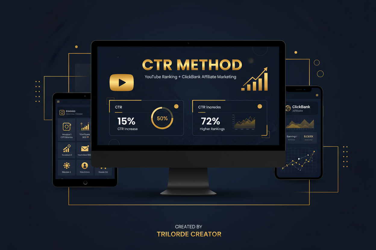 CTR Method + YouTube Ranking + ClickBank Marketing by Trilorde Creator