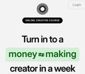 ONLINE CREATOR COURSE