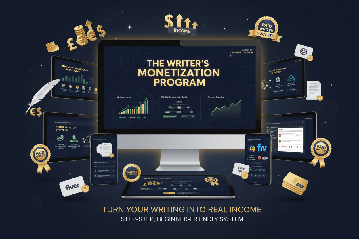 The Writer's Monetization Program by Trilorde Creator